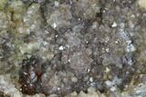 Quartz Crystal Geode Section - Morocco #141775-1